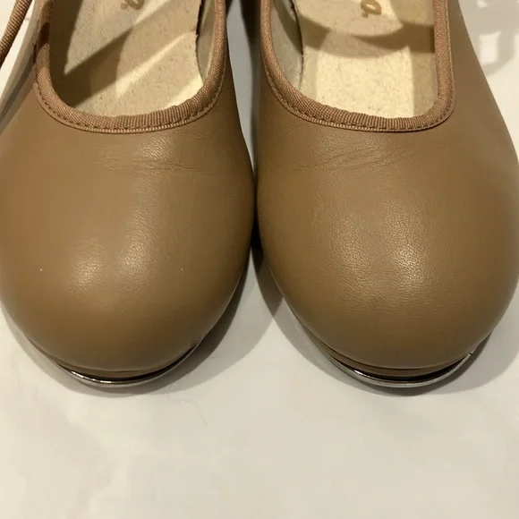 EUC Sz 5W Capezio leather tan tap shoes - Picture 3 of 13